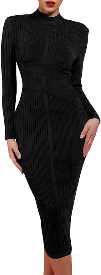 The Best Long Sleeve Midi Dress For Women